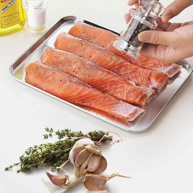 TeamFar Baking Sheets Set of 3, Non-Toxic & Healthy, Mirror Finish & Dishwasher - Image 3