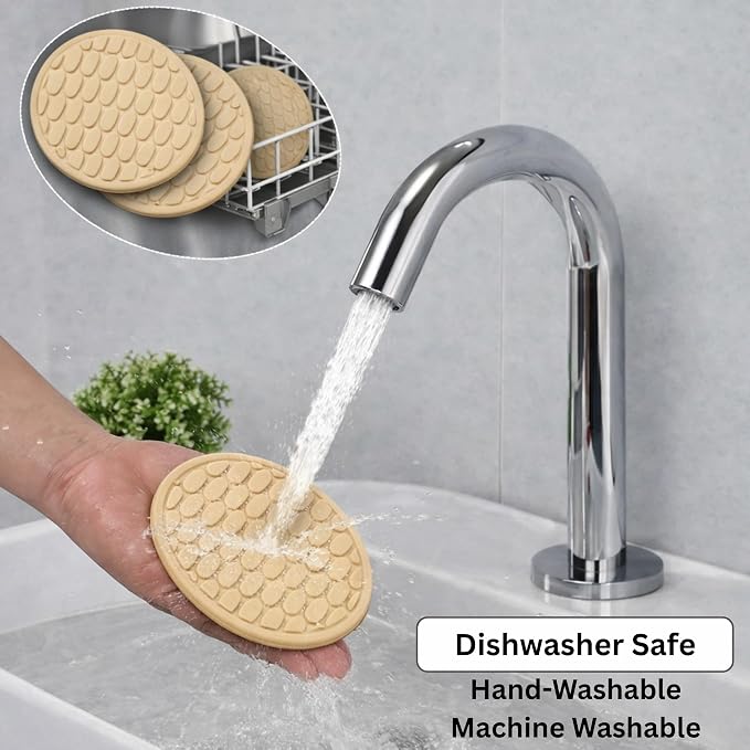 Soft, Shockproof & Safe – Unique 3‑Style Silicone Rubber Coasters Set - Image 6