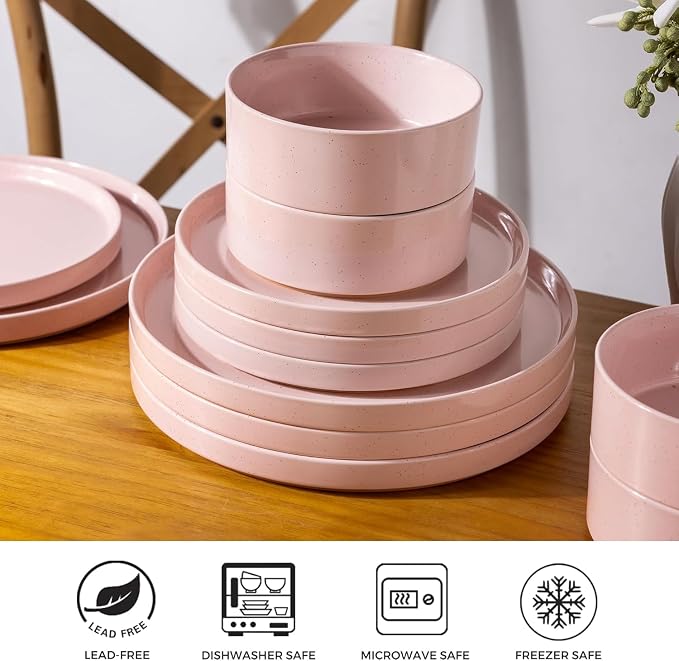AmorArc Stoneware Dinnerware Sets - Image 5