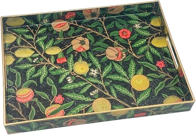 15.8" x 11.8" Black Plastic Serving Tray - Image 2