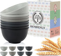 Cereal Bowl Set, Wheat Straw Fiber Unbreakable Lightweight Bowls Set by HOMIENLY