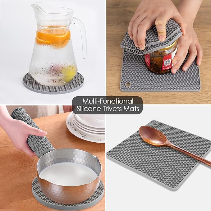 Silicone Trivet Mats, Silicone Pot Holders - Image 5