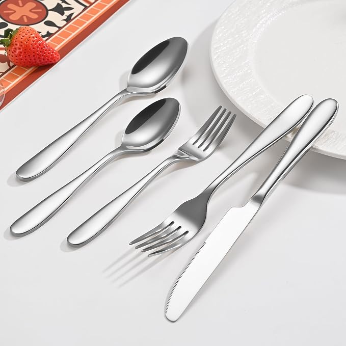 40-Piece Silverware Set, Flatware Set - Image 3