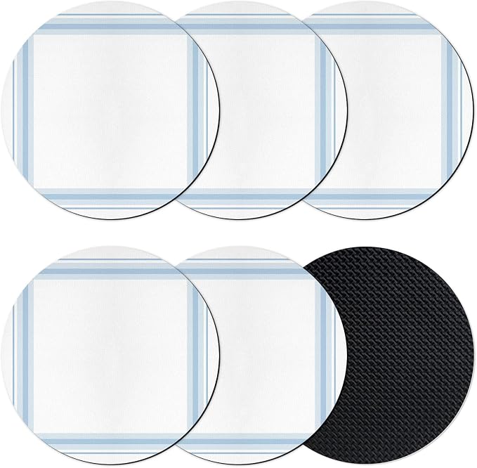 Modern Minimalist Art Coasters Set of 6 Absorbent Coasters by Unknown