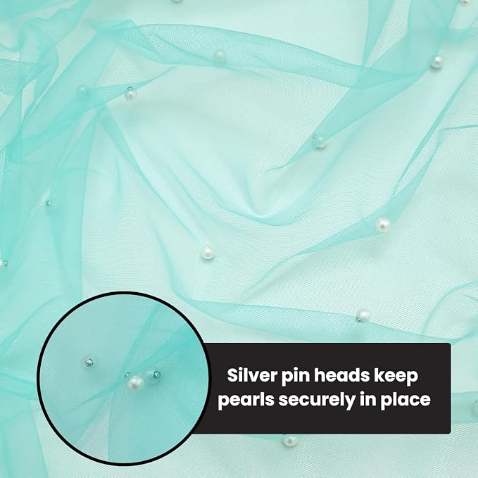 Artoid Mode 6PCS Pearl Turquoise Gauze Table Runner 120 Inch 10FT, Seasonal - Image 8
