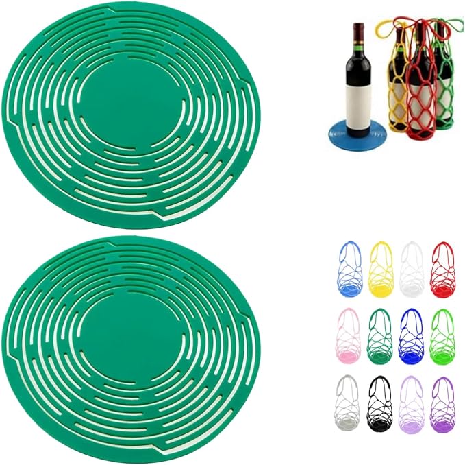 Multi-Use Silicone Storage Bag & Organizer, Silicone Wine Carrier, Portable by Unknown