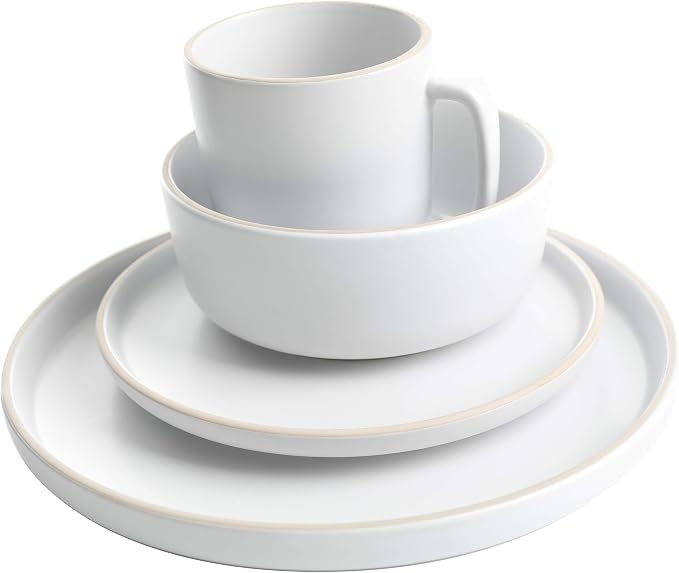 Gibson Home Zuma 16 Piece Round Kitchen Dinnerware Set, Service - Image 5