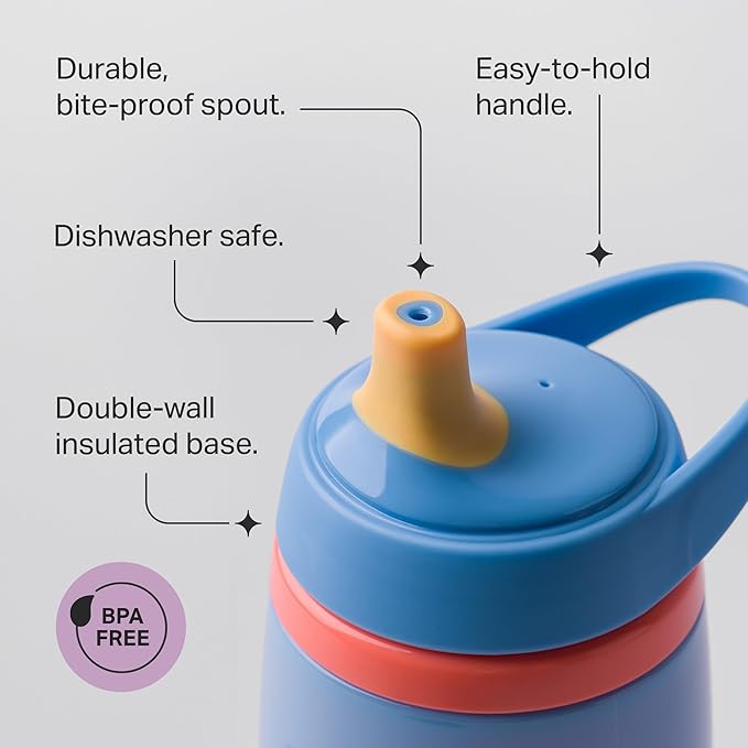 Tommee Tippee Active Spout Toddler Cups, 1-3 Years, 9oz | Pack of 2, Silicone - Image 3