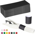 Germiwipe 500 Pcs Napkin Bands, Paper Napkin Rings Self-Adhesive, | Silverware by Germiwipe