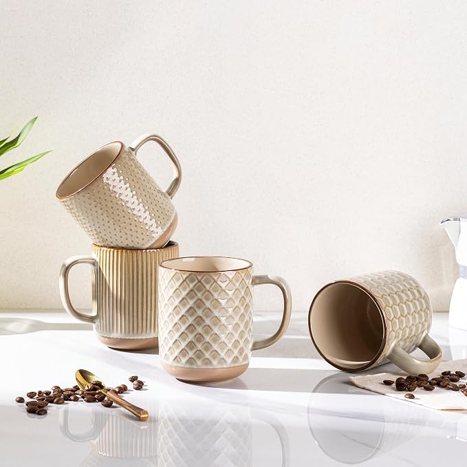 GBhome Coffee Mugs Set of 4, 16 oz Coffee Cups - Image 7