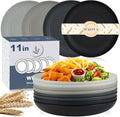 Large Wheat Straw Plates by WROVA
