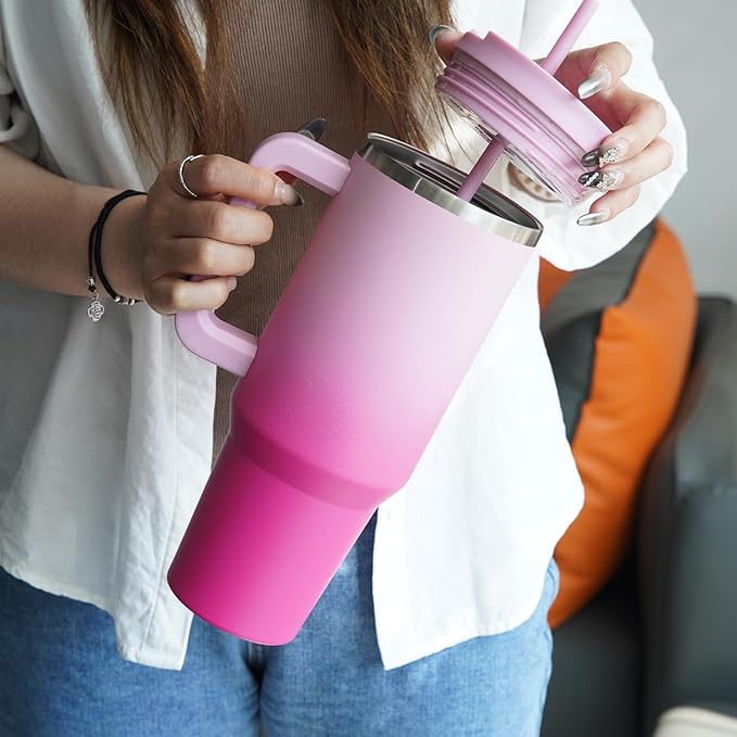 Konokyo 30 oz Insulated Tumbler Water Bottle - Image 5