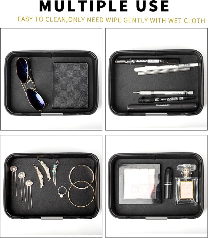 Leather Tray Organizer, Valet Tray Key Tray | Leather Catchall Tray - Image 3