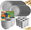 Teivio 32-Piece Plates and Bowls Sets by Teivio