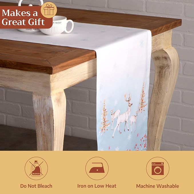 Maison d' Hermine Table Runner 100% Cotton 14.50" x 48" | Table Runners 48 - Image 5