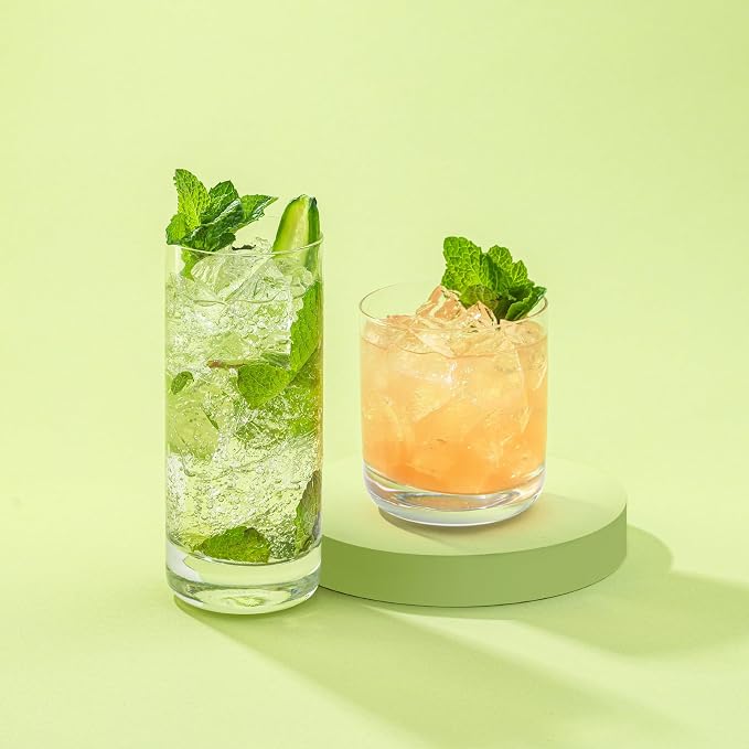 JoyJolt Faye 13oz Highball Glasses, Mojito Glass Cups, Tom Collins Bar Glassware - Image 6