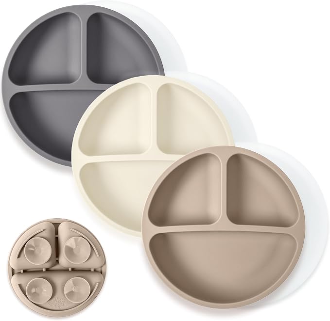 WeeSprout Suction Plates with Lids by WeeSprout