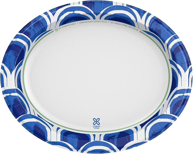 Dixie Ultra Disposable Paper Platters, Sturdy Design - Image 2