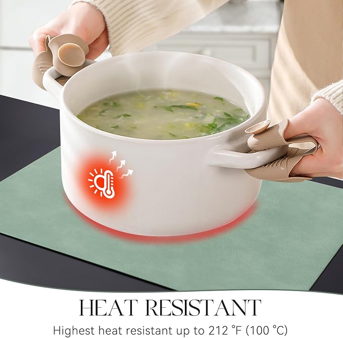 MOSAYT Vinyl Placemats Set of 8-12 X 17 Inch - Image 3