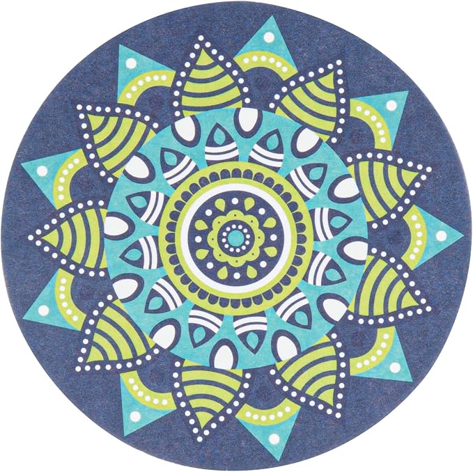 Restaurantware Round Paper Floral Coaster, 48 Pack - Image 15