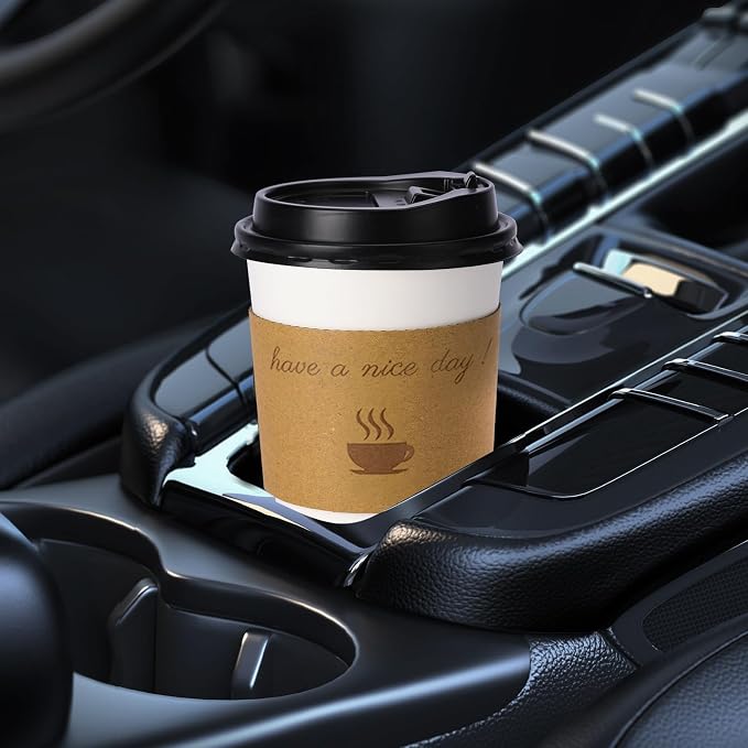 BYSNOW 100 pack 10 oz Disposable Coffee Cups - Image 5