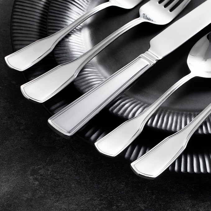 30 Piece Silverware Set for 6, 18/10 Stainless Steel | 18/10 Stainless Steel - Image 3