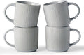 famiware Coffee Mug Set for 4, Star 12 oz Catering Mugs Cup Set by Famiware