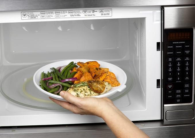 GoodCook Everyday Microwave Plates Stay-Cool Stackable Lightweight Design - Image 3