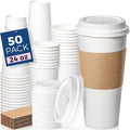 Fit Meal Prep 50 Pack 24 oz Disposable Coffee Cups by FMPBRANDS