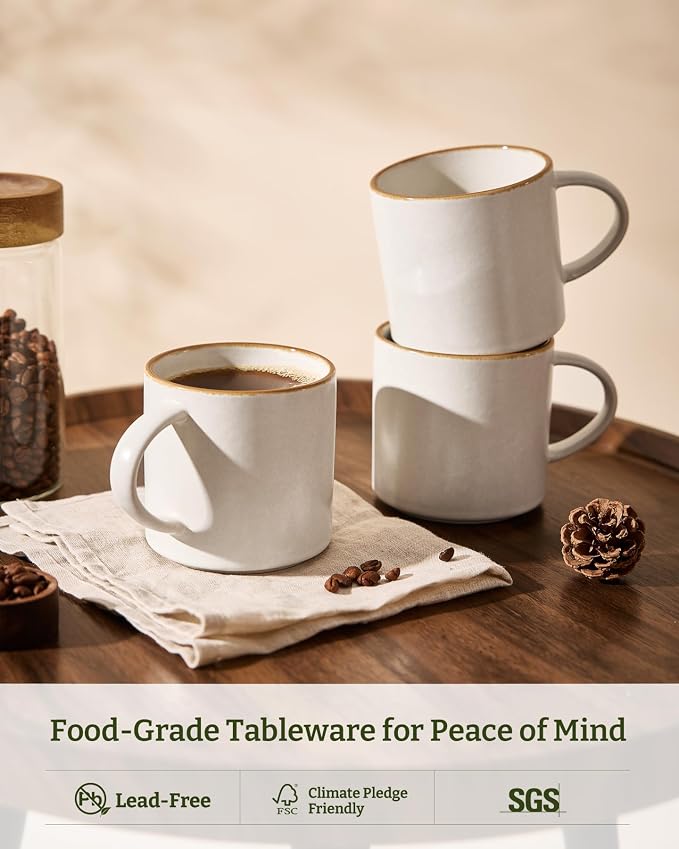 famiware Coffee Mugs Set of 4, Nebula 14oz Coffee Mugs Ceramic Cup Set | - Image 3
