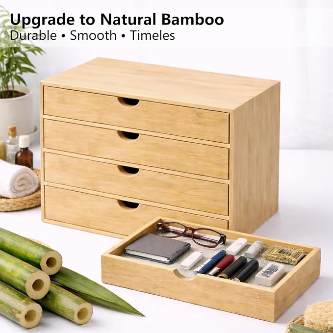 Neando Bamboo Desk Organizer - Image 4