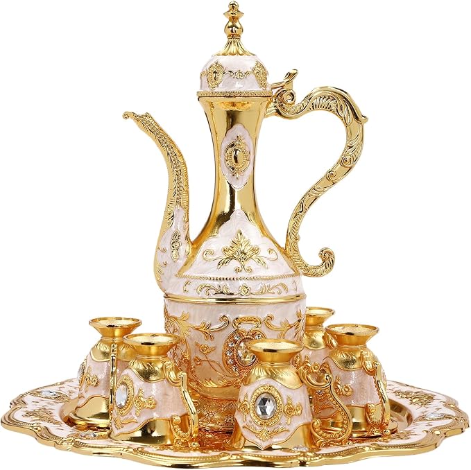 Turkish Tea Set, Vintage Coffee Pot - Image 7