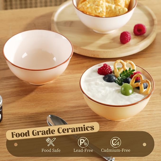Ceramic Dessert Bowl Set of 6 - Image 3