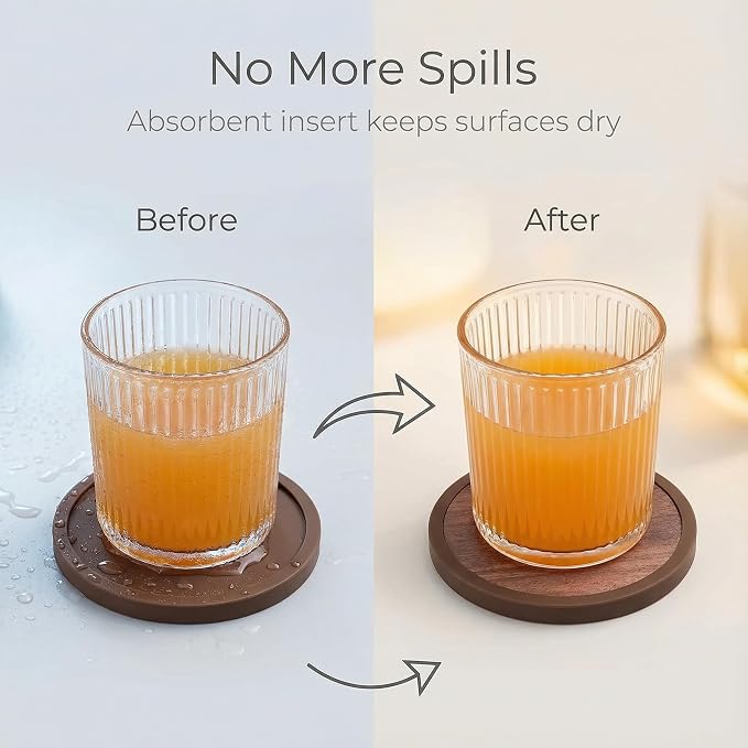 Absorbent Coasters for Drinks - Image 5