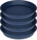 4 Pack of 20 21 inch Plant Saucer Round, Deep Plant Saucers by Bleuhome