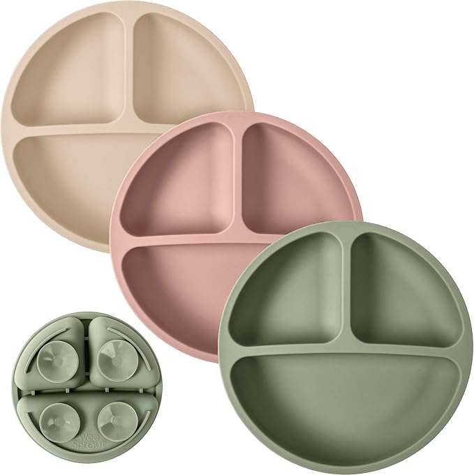 WeeSprout Suction Plates for Babies & Toddlers by WeeSprout