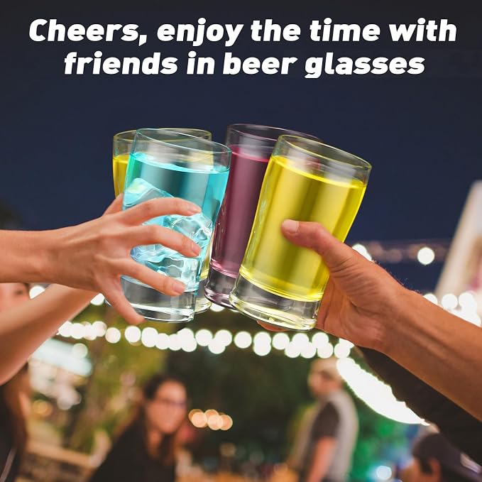 Bokon 12 Pcs Beer Flight Glasses, Small Clear Tasting Cup - Image 6