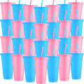 Honeydak 30 Pack Tumbler with Straw and Lid Bulk Cups by Honeydak