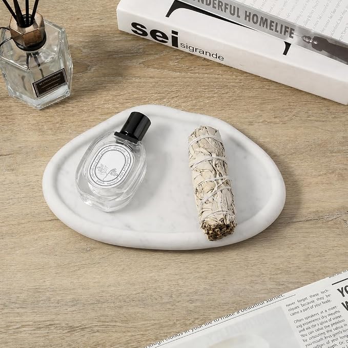 Luxurious Natural Marble Vanity Tray - Image 4