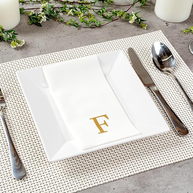 Luxenap 15.8 X 7.9 Inch Linen-Feel Guest Towels, 2000 Lettered Hand Towels - Image 7