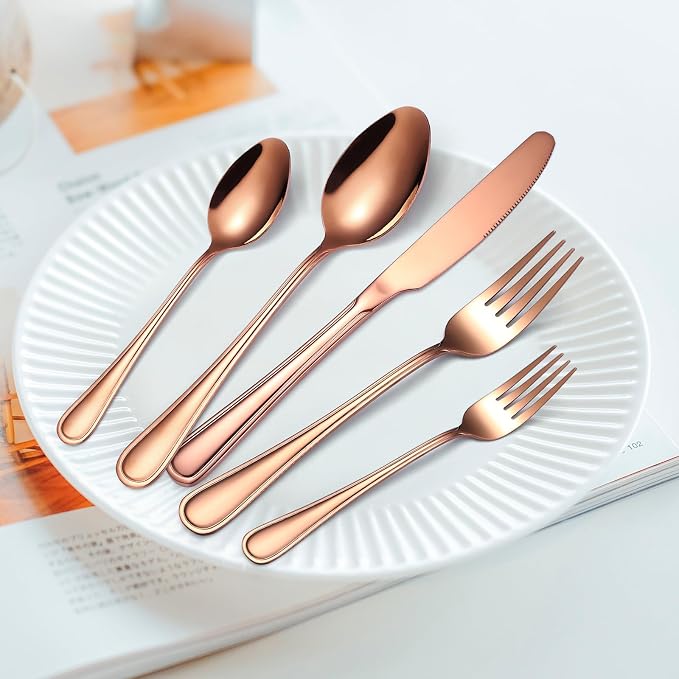 20 Pieces Stainless Steel Silverware Set - Image 2