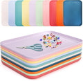 Lyellfe 10 Pack Plastic Art Trays, Stackable Activity Crafts Organizer Tray | by Lyellfe