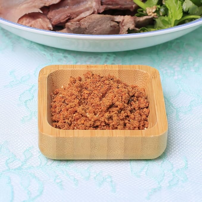 Snack Bowl Set, Small Bamboo Sauce Dish Dipping Bowls - Image 8