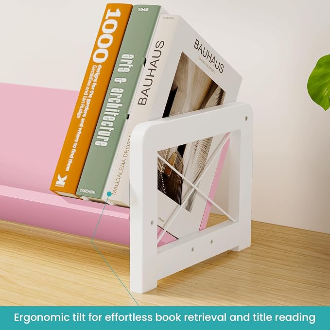 ELITEROO Tabletop Bookshelf, Simple Wood Book Organizer - Image 5