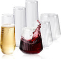 56 Pack Plastic Wine Glasses Champagne Flutes, Plastic Champagne Flutes by Lueumxc