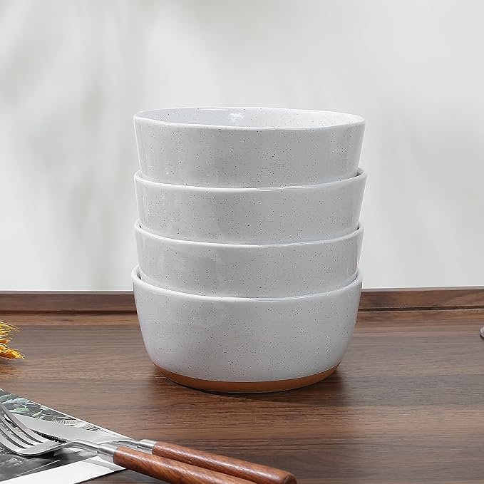 Cereal Bowls Set of 4, Ceramic Bowls - Image 8