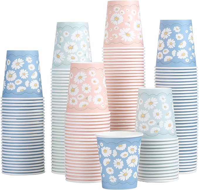 Lamosi 300 Pack 5 oz Paper Cups, Disposable Small Bathroom Water Cups | Mini by BuyNow