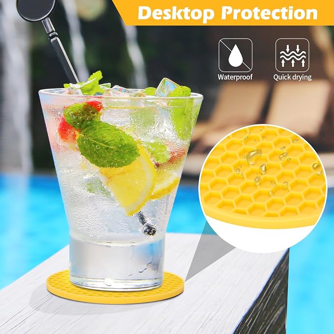 TWTLi Silicone Coasters Set of 6 - Image 4