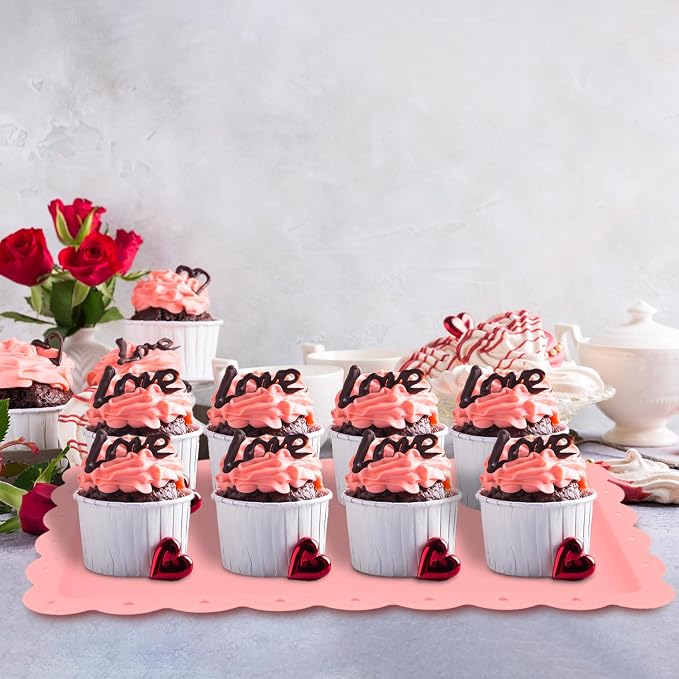 Food Tray, 12 Pack Serving Tray Serving Platter Fruit Dessert Plates, Plastic - Image 6