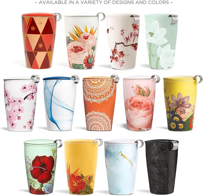 Tea Forte Double-Walled Ceramic Kati Cup, 12 oz | Insulated Ceramic - Image 6